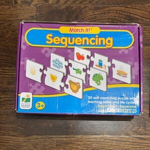 The Learning Journey Match It! Sequencing Puzzle Set - Purple